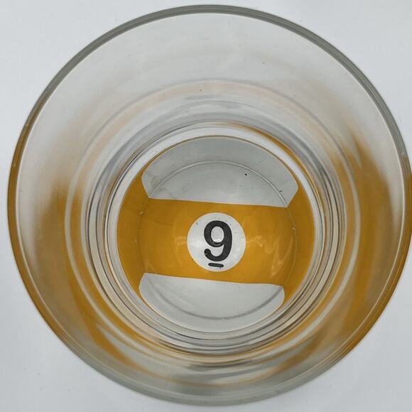 Vintage MCM Pool Balls Cocktail Drinking Glasses By Luminarc Set Of 4 France - Picture 5 of 10